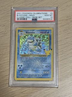 PSA 10 Pokemon Celebrations Blastoise Classic Holo