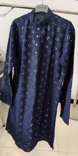 Navy Blue Indian Kurta