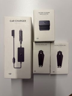 DJI Mavic Car Charger, Battery Adapter & Propellers