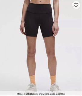 Lululumeon Wunder Train 6” Shorts Tights