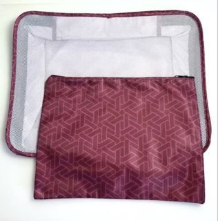 Burgundy Travel Mesh Pouch Set (new)