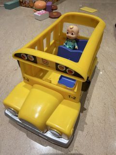 Cocomelon Yellow School Bus Toy