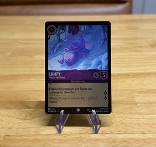 Lumpy - Playful Heffalump (Foil) - Disney Lorcana Winterspell 56/204