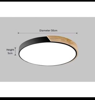 Modern LED Ceiling Light - 50cm Diameter
