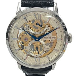 T085-O64-1382◎ ORIENT Men's Watch ORIENT STAR DX02-C0-B AUTOMATIC Automatic Skeleton Small Seconds 23 Jewels Working KA