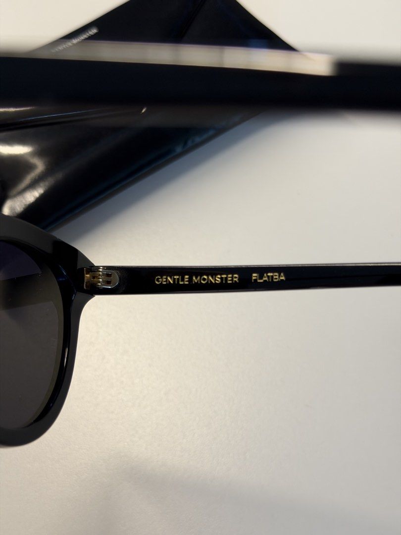 Gentle Monster Black Peter Sunglasses (Category: Sunglasses & Eyewear) located in Singapore. Submitted by number888 (Listing ID 1434055345, Image 3). Description: - Gentle Monster Black Peter sunglasses - Minimal wear - Includes original case - Adds sophistication to your style.