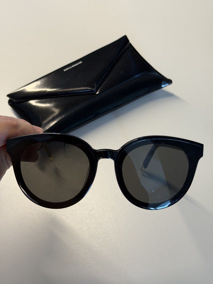 Gentle Monster Black Peter Sunglasses (Category: Sunglasses & Eyewear) located in Singapore. Submitted by number888 (Listing ID 1434055345, Image 1). Description: - Gentle Monster Black Peter sunglasses - Minimal wear - Includes original case - Adds sophistication to your style.