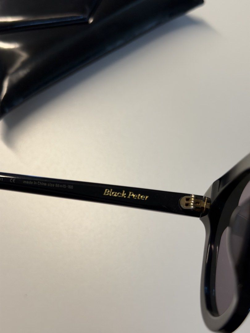 Gentle Monster Black Peter Sunglasses (Category: Sunglasses & Eyewear) located in Singapore. Submitted by number888 (Listing ID 1434055345, Image 4). Description: - Gentle Monster Black Peter sunglasses - Minimal wear - Includes original case - Adds sophistication to your style.