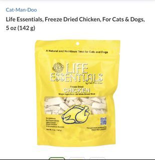 Life Essentials Freeze Dried Chicken for Cats & Dogs