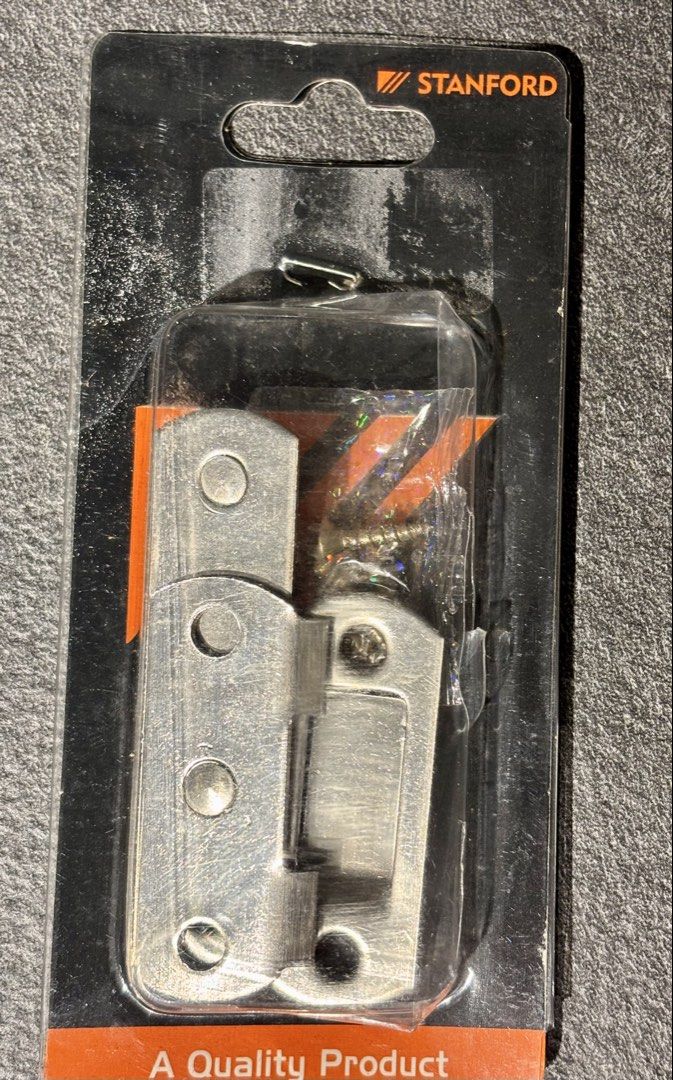Stanford Door Latch - New (Category: Locks, Doors & Gates) located in Singapore. Submitted by liuxue3918 (Listing ID 1434097197, Image 3). Description: New Stanford door latch set. Includes all parts and screws. Made of durable metal. Easy to install. Perfect for securing doors and windows. See photos for details. Packaged in Singapore..