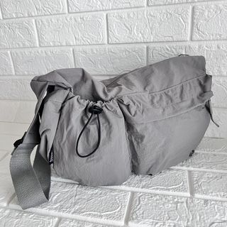 Large Size Grey Dumpling Crossbody Bag