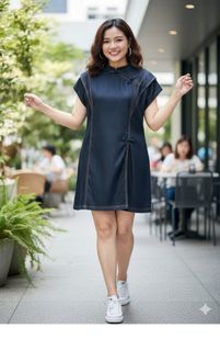 Plus Size Cheongsam Dress (free delivery)