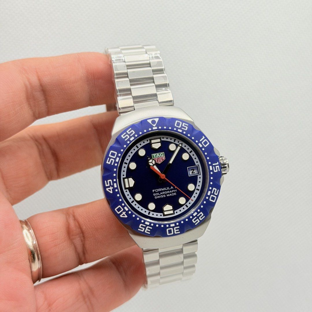 Brand New 03/2026 Tag Heuer Formula 1 Solargraph Blue Bracelet Version WBY1112.BA0042 (Category: Watches) located in Singapore. Submitted by worthytime (Listing ID 1430205239, Image 1). Description: 🫵Join our Tele-gram channel for latest updates: http://worthytime.biz/tele ➡️Tag Heuer Formula 1 Solargraph Blue Bracelet Version WBY1112.BA0042 ➡️March 2026 (5 Years Tag Heuer International Warranty Till 03/2031) ➡️Brand New Unworn Unsized ➡️Full Co
