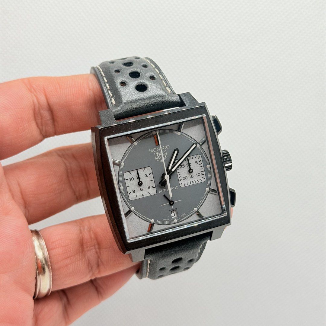 Pre Owned 09/2023 Tag Heuer Monaco Chronograph Night Diver CBL2181.FC6515 (Category: Watches) located in Singapore. Submitted by worthytime (Listing ID 1430206690, Image 1). Description: 🫵Join our Tele-gram channel for latest updates: http://worthytime.biz/tele ➡️Tag Heuer Monaco Chronograph Night Diver CBL2181.FC6515 ➡️September 2023 (5 Years Tag Heuer International Warranty Till 09/2028) ➡️Very Mint Condition ➡️Full Complete Set 💡Retail Price