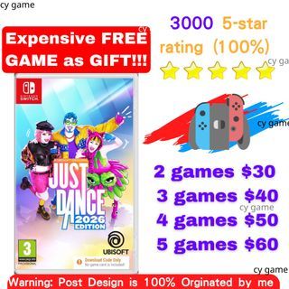 Just Dance 2026 Edition Nintendo switch game