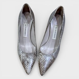 Burberry Snakeskin Pointy Heels