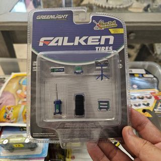 Greenlight Falken Tires 1/64 diorama accesory set