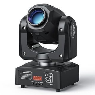 Moving Head Light 7GOBO 7 Colors Spotlight by DMX and Sound Activated for Wedding DJ Disco Parties L