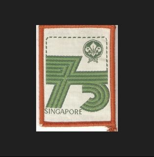 Singapore Scouts 75 Years (1982) Scout Badge