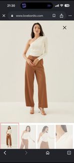 LOVE BONITO BNWT ISBETH ASYMMETRIC KNIT TOGA TOP