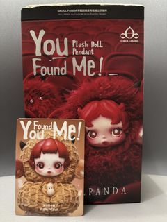 WTS SKULLPANDA YOU FOUND ME SERIES PLUSH DOLL PENDANT