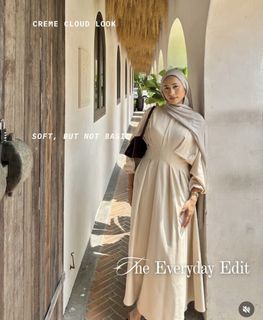 Alara muse Cream Cloud Dress