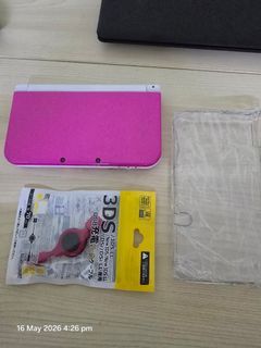 IPS 128GB Modded Nintendo new 2ds/3ds xl/ll pink set