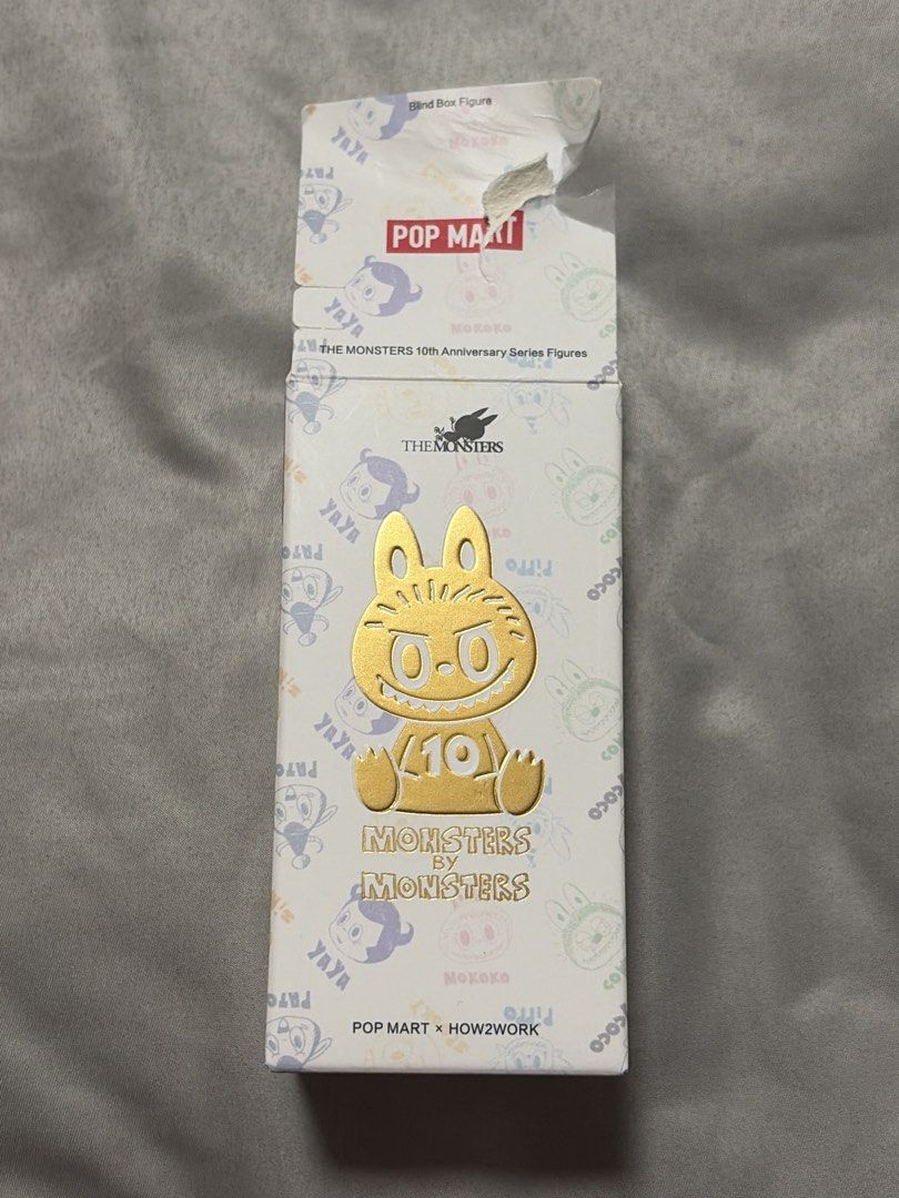 POP MART The Monsters 10th Anniversary Figure (Category: Designer & Blind Box Toys) located in Singapore. Submitted by karachewss (Listing ID 1438464754, Image 2). Description: - POP MART x HOW2WORK collaboration - Collectible figure - Limited edition: The Monsters 10th Anniversary Series - Comes with original packaging.