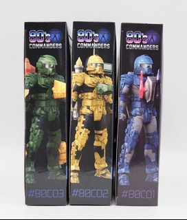 Ramen Toy 80's Commanders Action Figures