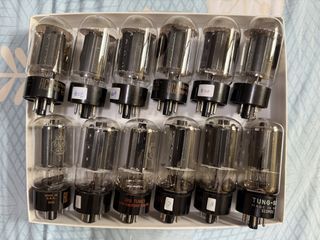 RCA 6L6GC Blacked Plate