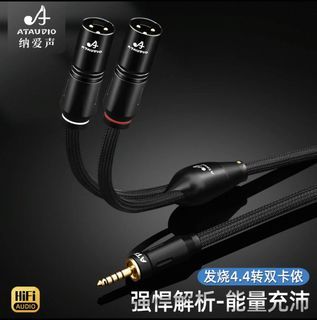 ATAUDIO 4.4mm to Dual XLR HiFi Audio Cable