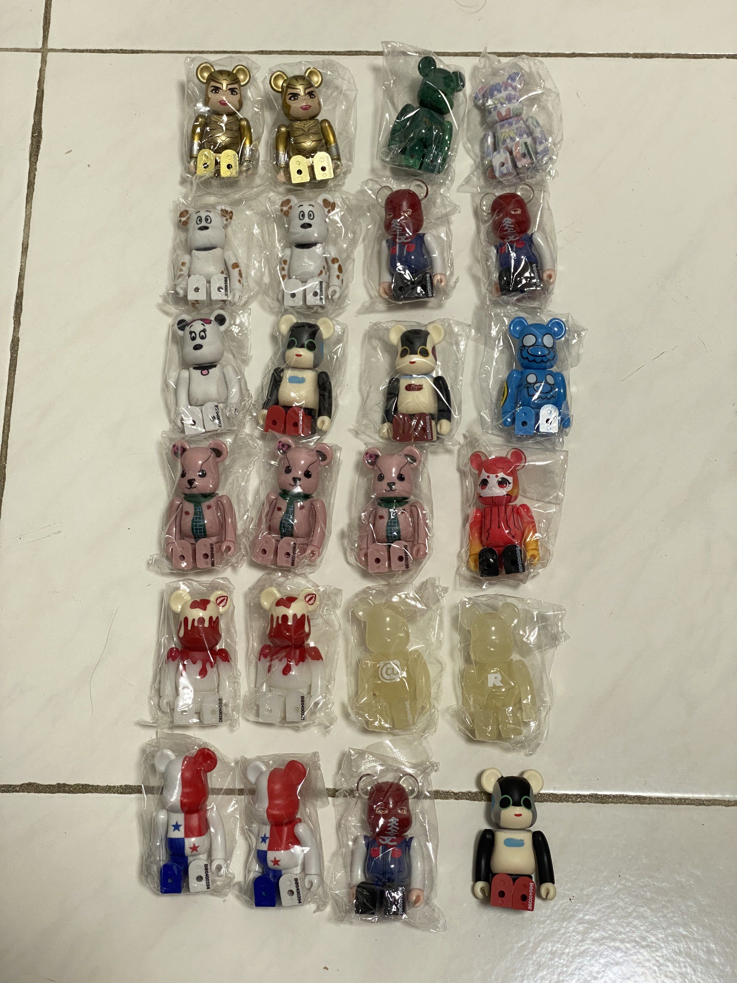 Bear Brick Series 40 (Category: Designer & Blind Box Toys) located in Singapore. Submitted by _bling_bling (Listing ID 1438657164, Image 1). Description: Bear Brick series 40 -Box opended check pattern -Sealed in plastic -Card also sealed in foil -offer your best price for whole box.
