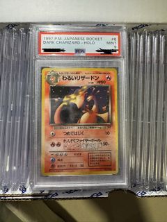 Japanese Rocket Dark Charizard Holo PSA 9