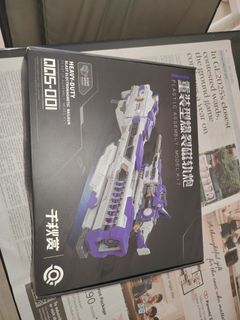 MY RG Hi Nu Gundam heavy duty electromagnetic rail gun model kit