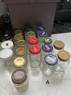 Assorted Glass Jars with Lids