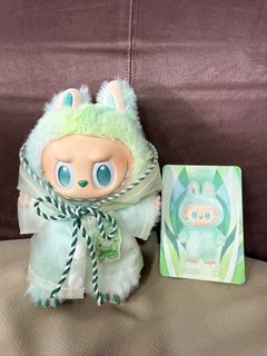 Pop Mart The Monsters Serenity Plush come with raincoat
