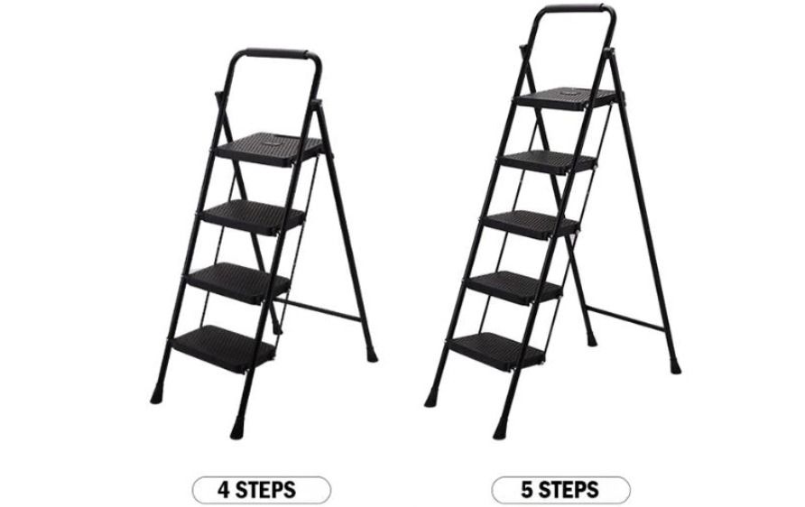 Portable Foldable Step Ladder | Anti Slip Step Ladder | Space Saving Folding Ladder | Heavy Duty Steel Step Stool | Easy Carry Household Ladder | Indoor Multi Step Ladder | Widen Pedal Safety Ladder | Stable Home Utility Ladder (Category: Ladders & Steps) located in Singapore. Submitted by casahomesg (Listing ID 1438992682, Image 10). Description: Upgrade your home safety and convenience with this Easy Carry Foldable Step Ladder designed for ever