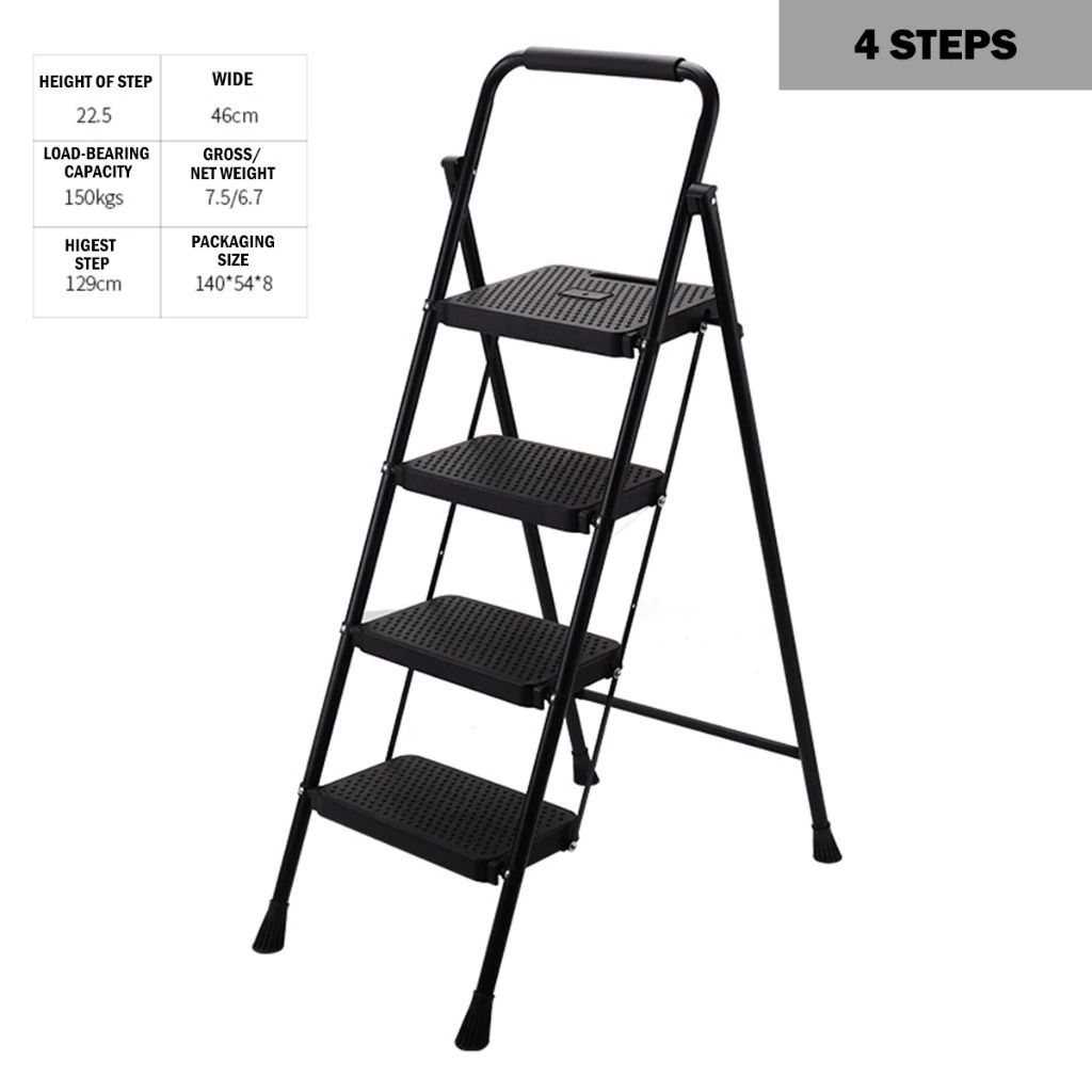 Portable Foldable Step Ladder | Anti Slip Step Ladder | Space Saving Folding Ladder | Heavy Duty Steel Step Stool | Easy Carry Household Ladder | Indoor Multi Step Ladder | Widen Pedal Safety Ladder | Stable Home Utility Ladder (Category: Ladders & Steps) located in Singapore. Submitted by casahomesg (Listing ID 1438992682, Image 3). Description: Upgrade your home safety and convenience with this Easy Carry Foldable Step Ladder designed for every