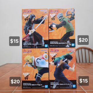 Naruto Shippuden Top99 Banpresto - Minato Namikaze - Shisui Itachi Uchiha - Kakashi Hatake - Assorted Anime Figure Figurine