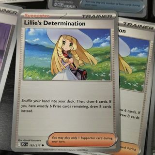 Playable Pokemon Cards - Lillie's Determination, Boss's Orders, etc.
