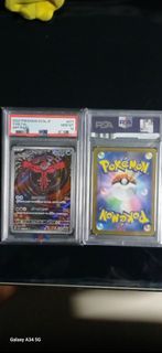 PSA Graded Pokemon Cards - Yveltal & Pikachu