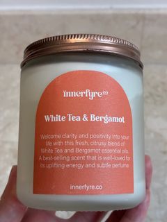 Innerfyre Co White Tea & Bergamot Candle