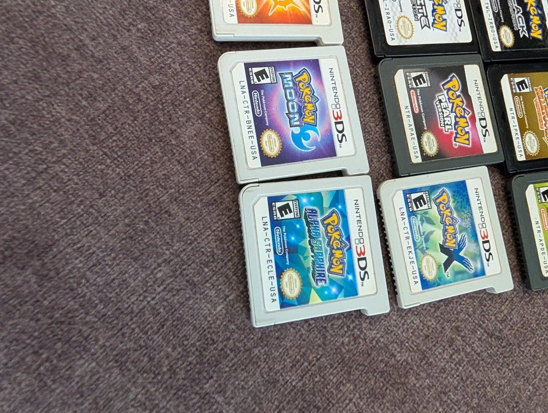 Nintendo DS Games 3DS Pokemon dash heart gold HeartGold pearl X alpha Sapphire moon sun white black dash (Category: Nintendo) located in Singapore. Submitted by kingking2000000 (Listing ID 1439526775, Image 5). Description: working and authentic DS and 3DS game. can post for $3 trained..