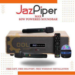 [PROMO] JAZPIPER | JAZPIPER MAX | HOME KARAOKE SOUNDBAR | KTV  | SPEAKER | SING | ANDROID | HOME ENTERTAINMENT | ONE YEAR WARRANTY | AFTER SALES SUPPORT | FREE DISCO LIGHT |