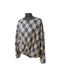 Reversible Vintage Argyle Sweater