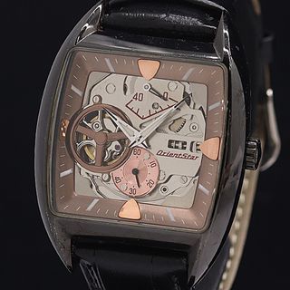 Excellent condition Orient Star Retrofuture FHAB-D1 Automatic 23 Jewels Small Seconds Skeleton Dial Men's Watch 2000000 5JWY IGW