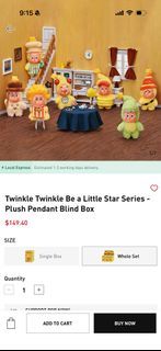 Twinkle Twinkle Be a Little Star Series Plush Pendant Blind Box