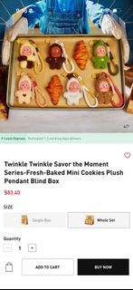 Twinkle Twinkle Savor the Moment Mini Cookies Plush Pendant Blind Box