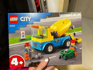LEGO City 60325 Cement Mixer Truck Building Set