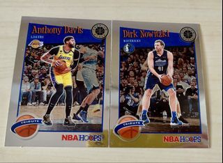 Panini Hoops Basketball Dirk Nowitzki/Anthony Davis Lot